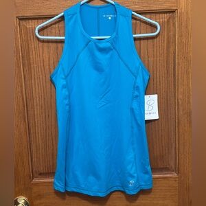 Sofibella Women's Blue Athletic Tank Top Sz Lg. NWT